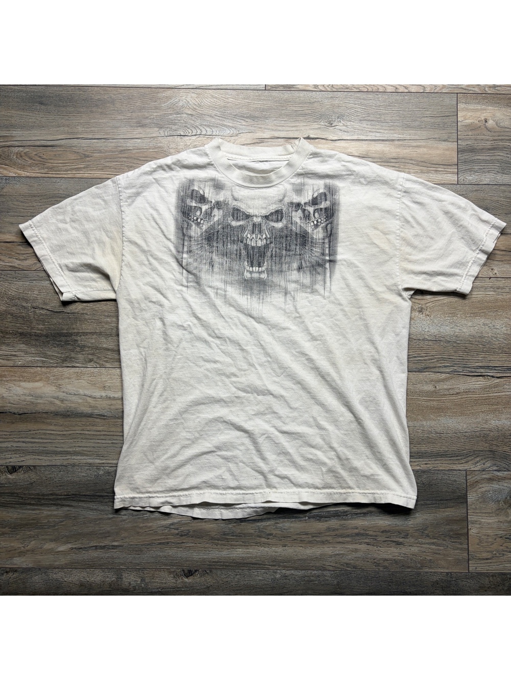 Vintage 2007 Booze Brothers Graphic Skull T-Shirt